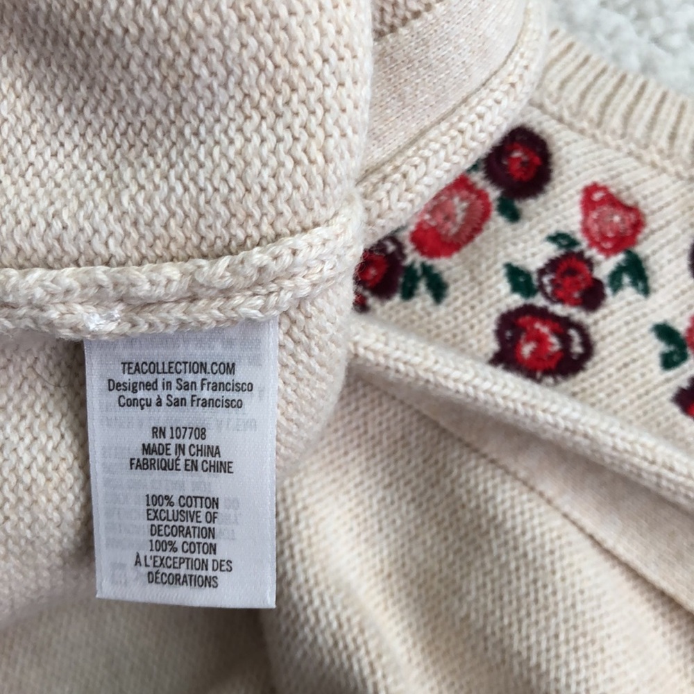 Tea collection 2Y size cardigan and skirt combo - Picture 9 of 14